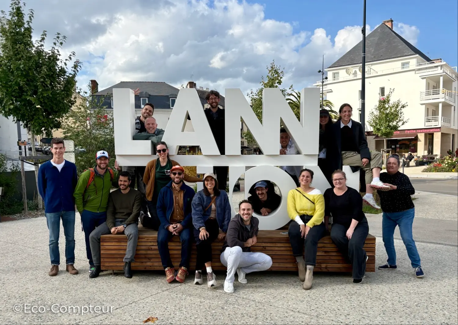 Equipe de Montréal en visite à Lannion