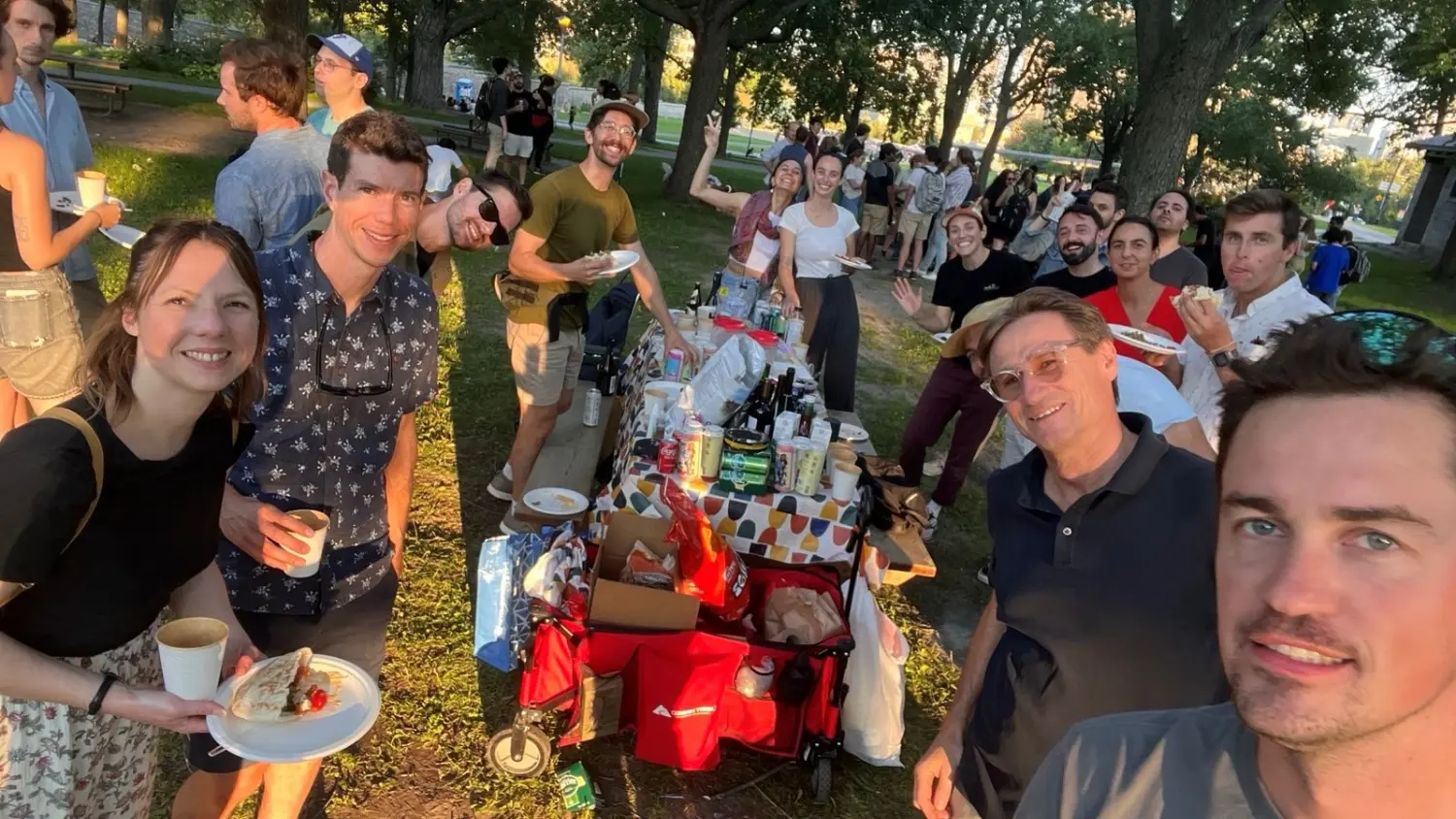 Pique nique au Mont Royal