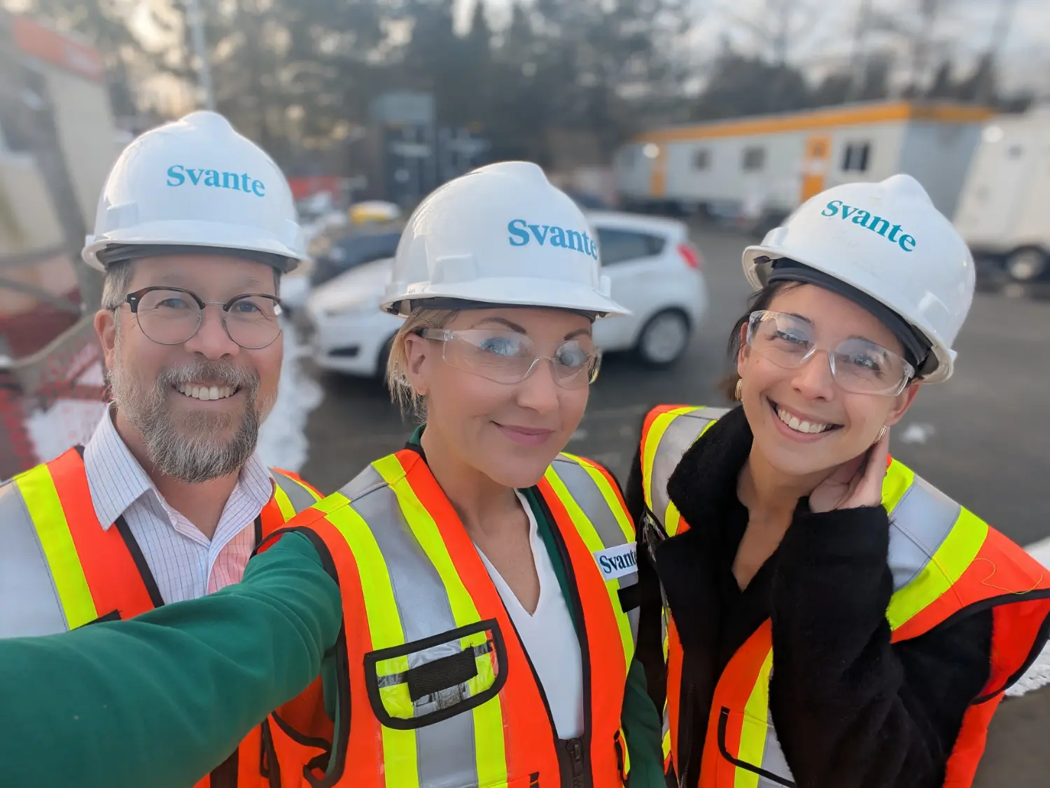 Making sure to wear the proper PPE while we are under construction.