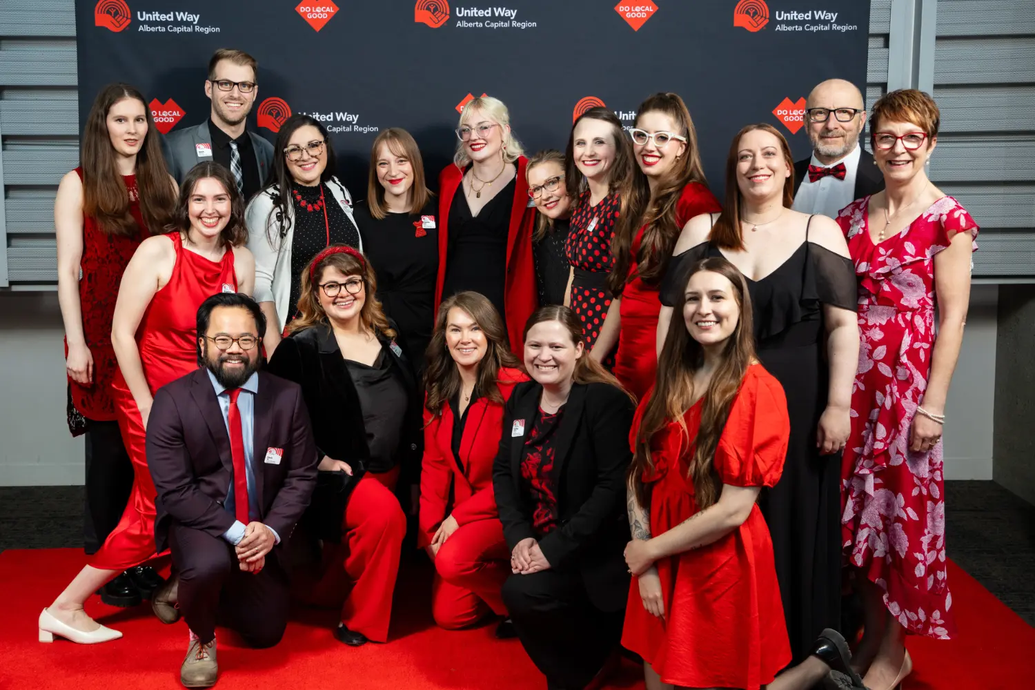 Proudly celebrating changemakers at our annual Red Tie Gala alongside our inspiring team members.