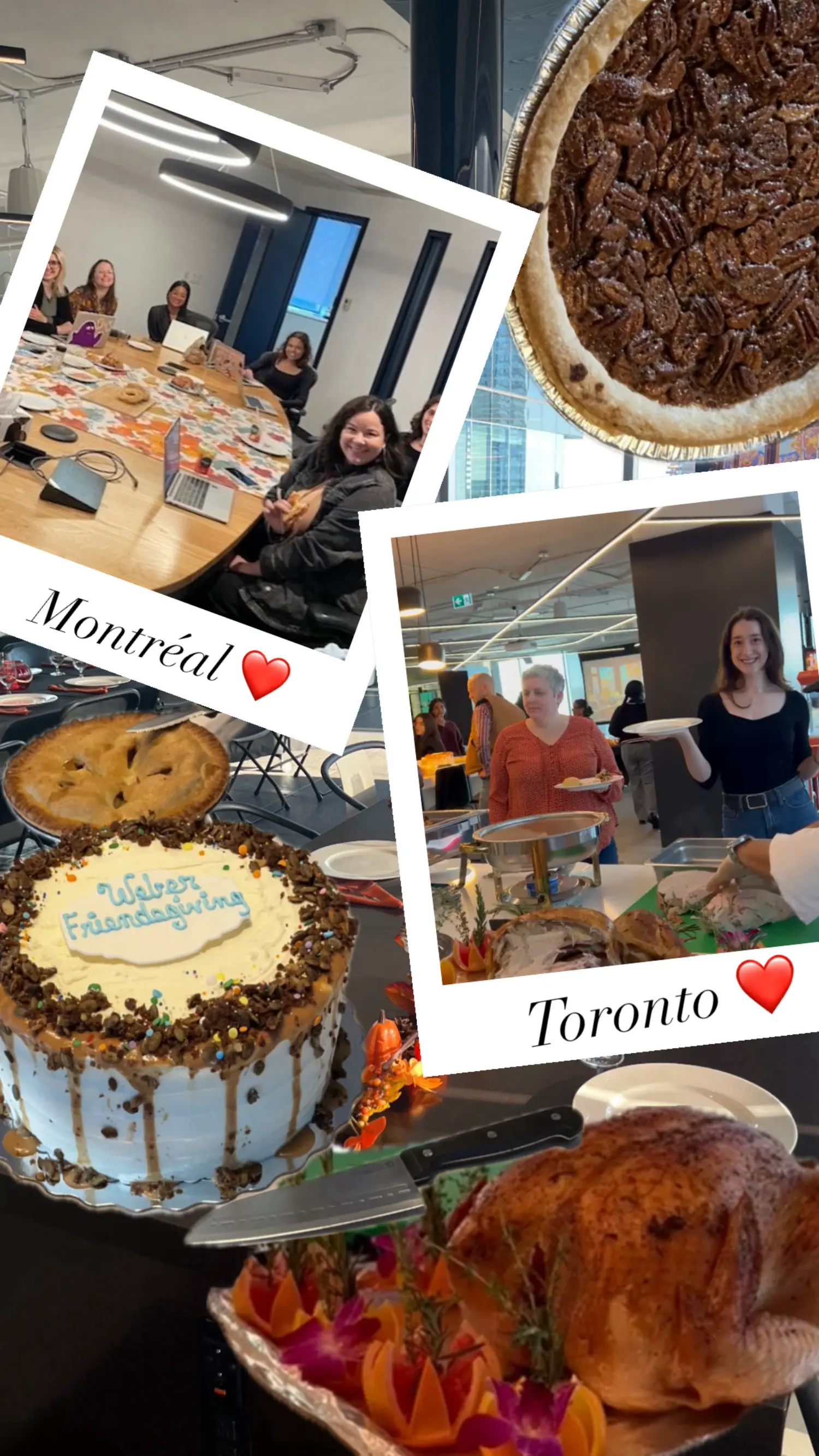 Weber Shandwick’s teams celebrated Friendsgiving in Toronto and Montreal with fall feasts