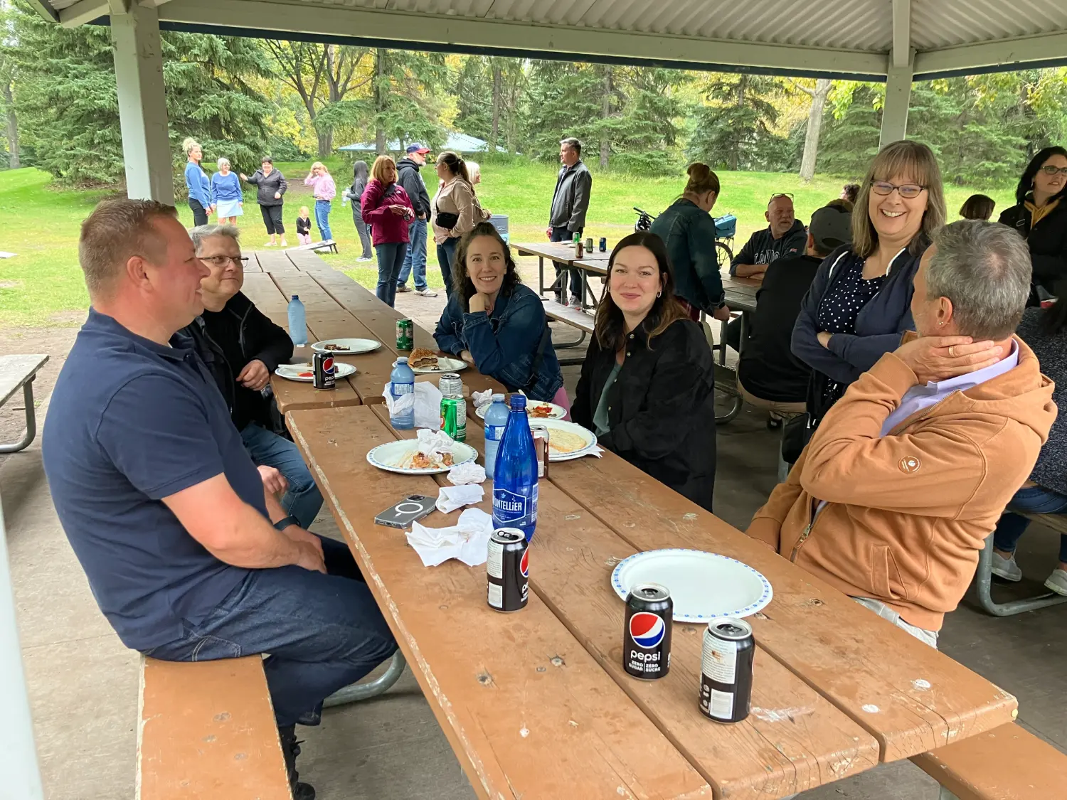 Come rain or shine, the staff and family summer BBQ is always a hit.