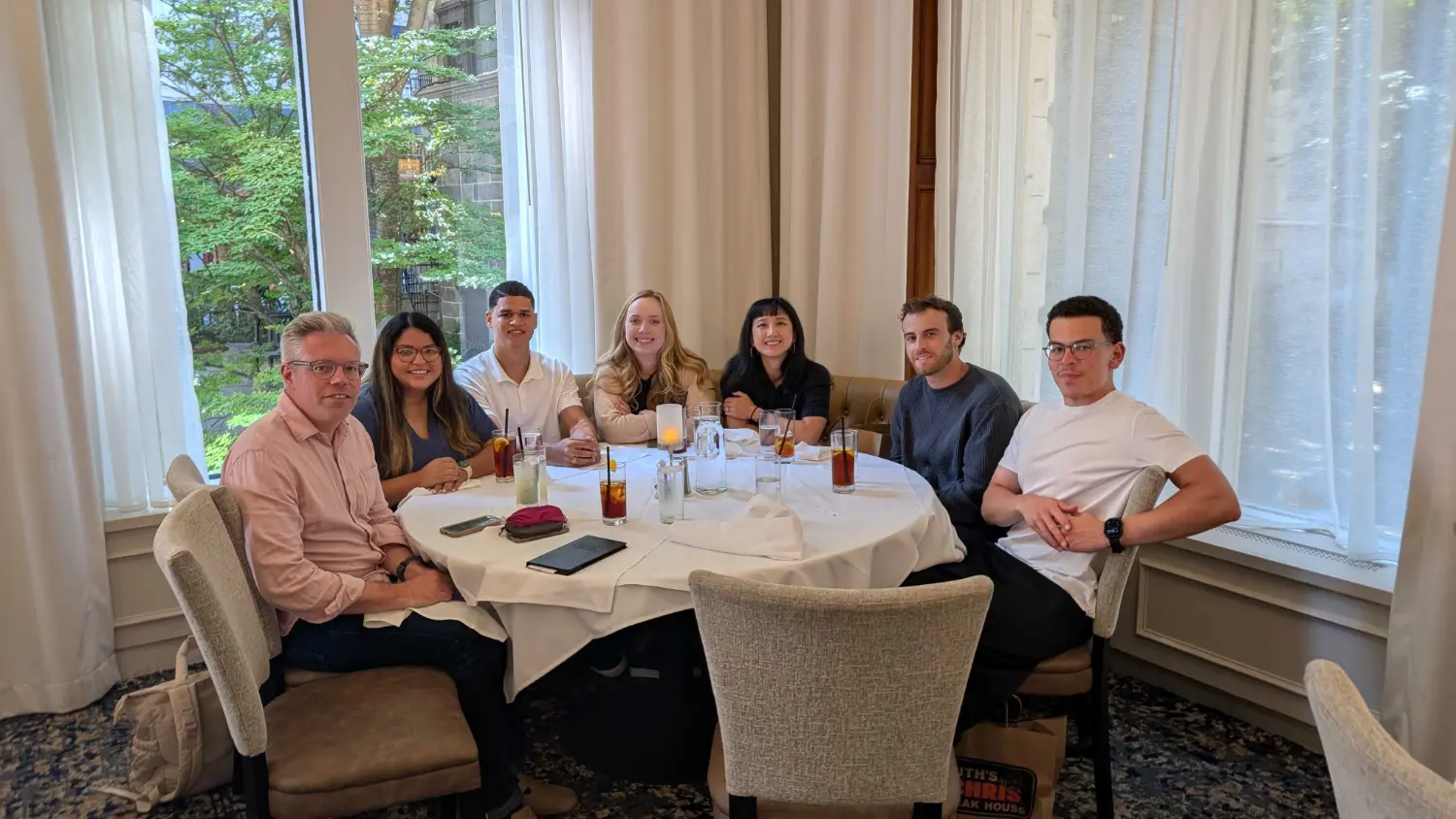 The team took a break from the Palooza excitement to grab a bite and bond across different departments.