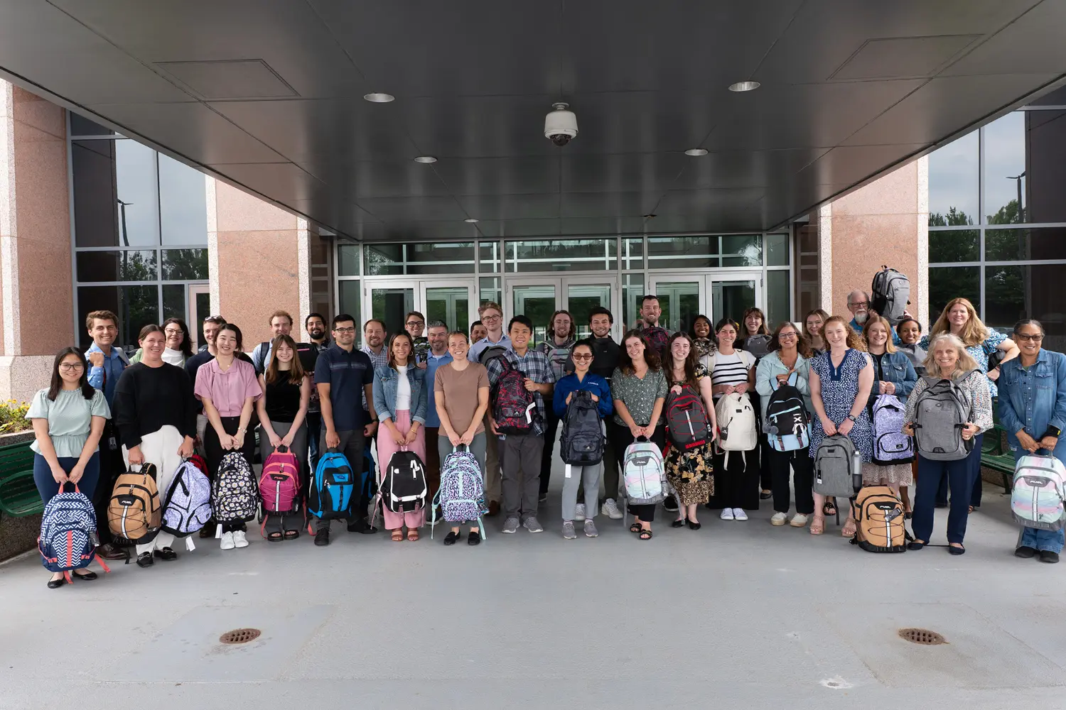 Demonstrating citizenship and commitment, our team came together to provide backpacks for students in need.