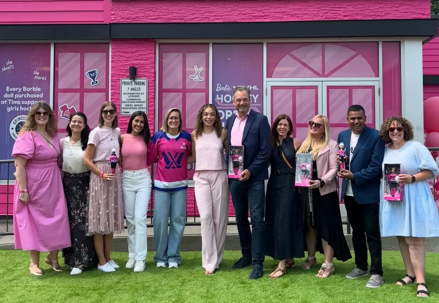 Championing Women and Sport, supporting the PWHL, and Girls Forward Foundation to empower girls through play.