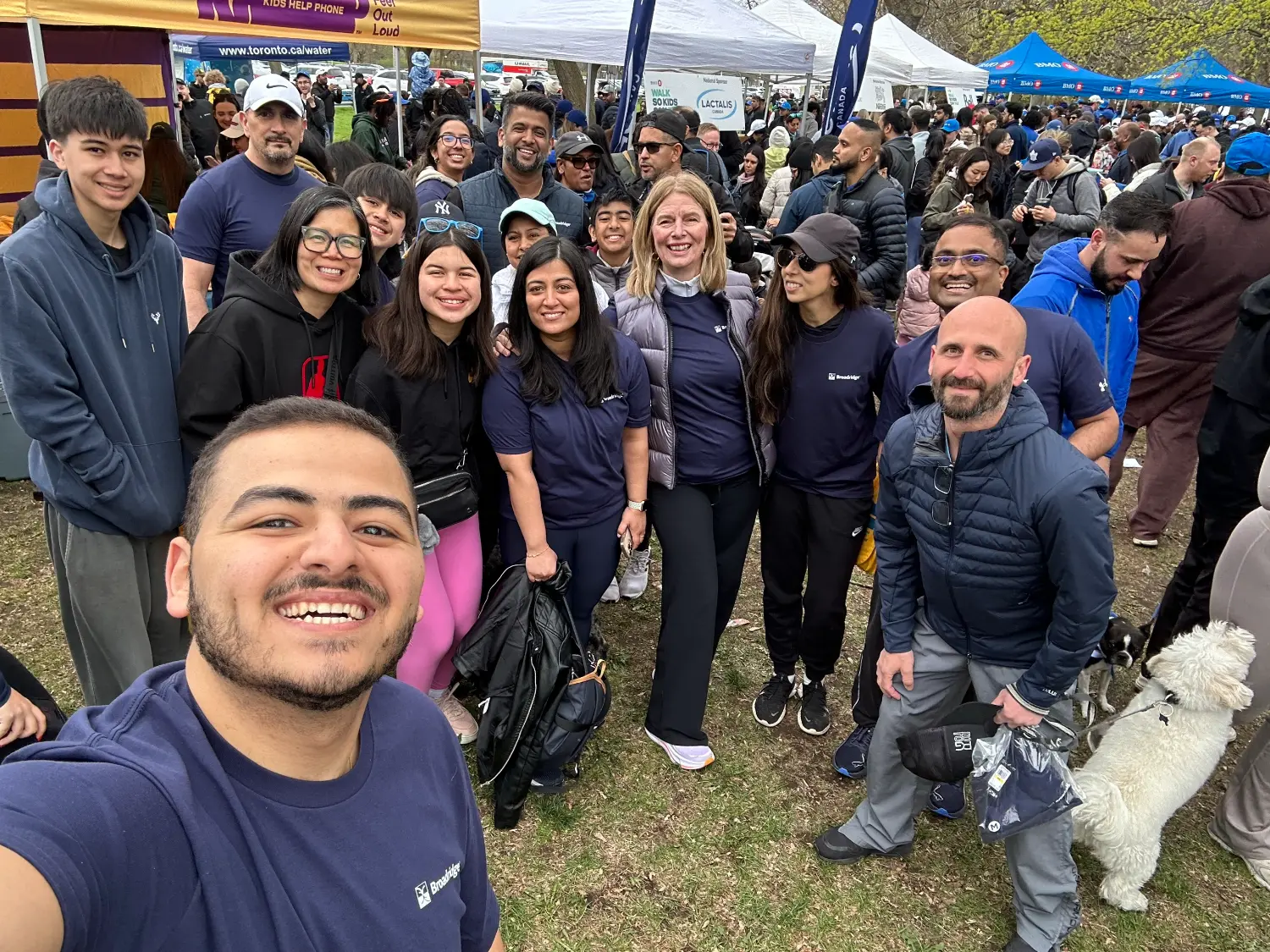 Fundraising event for Kids Help Phone, where both our Toronto and Vancouver offices came together to support an amazing