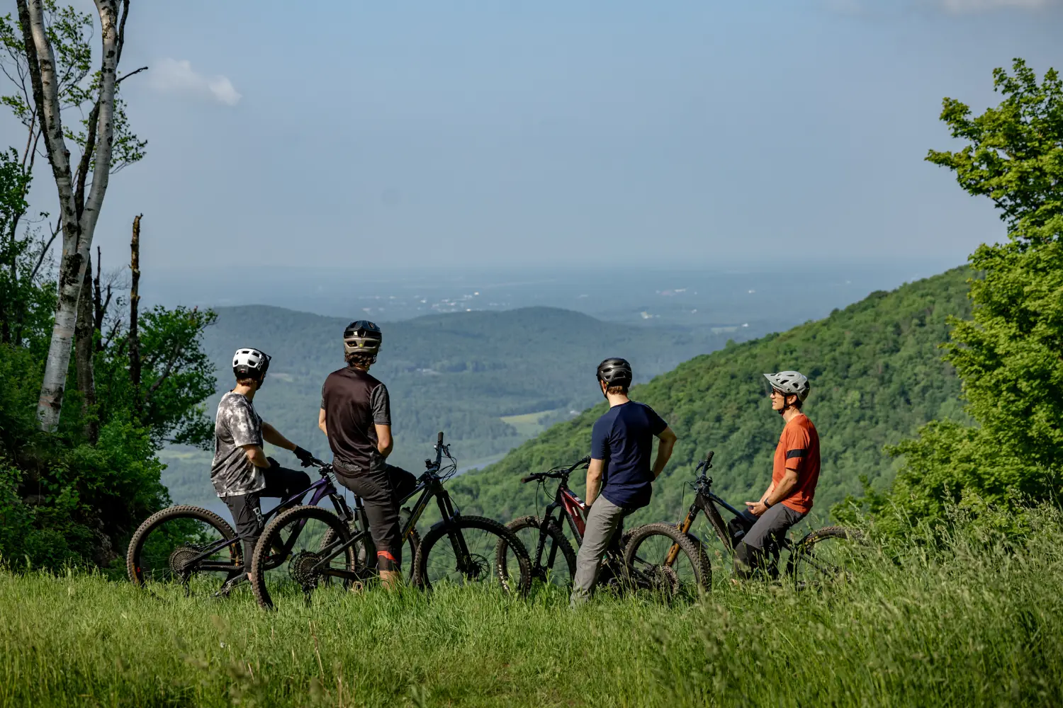 Au sommet, on partage des moment inoubliables entre collegues