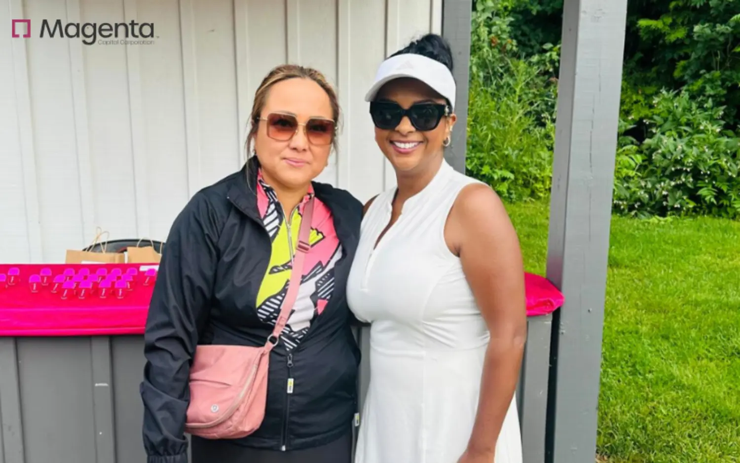 Tina and Teena at Charity Golfing Event
