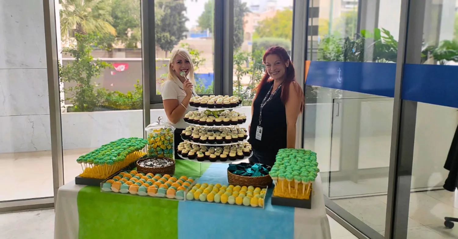 TTEC Greece sharing food and fun