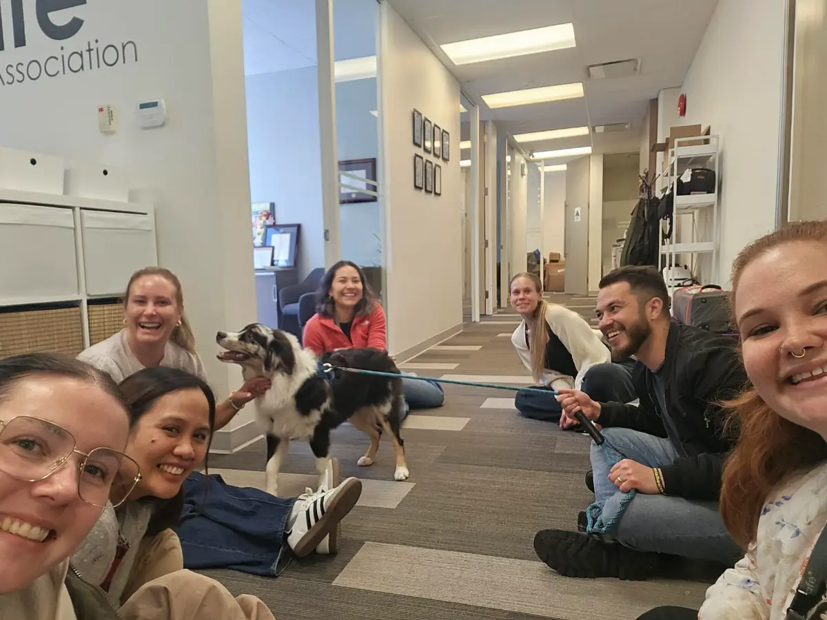 Just another casual day at the office.