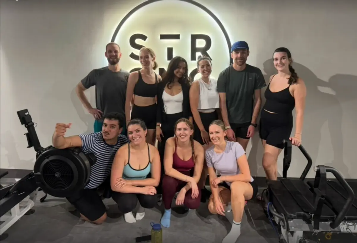 Team bonding at a spin class, taught by one of our own employees, Gehna (Process Improvement Lead)!