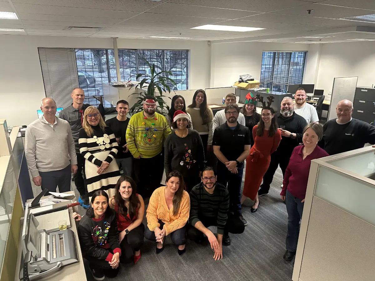 Annual company Christmas lunch at head office