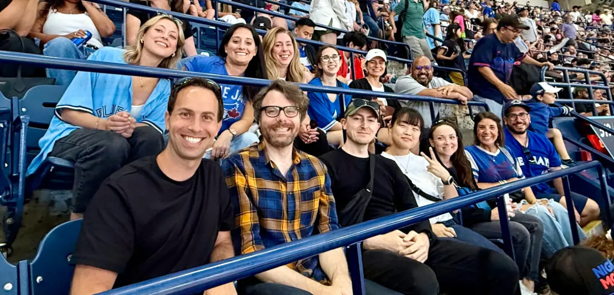 Elite Digital team at the Blue Jays game