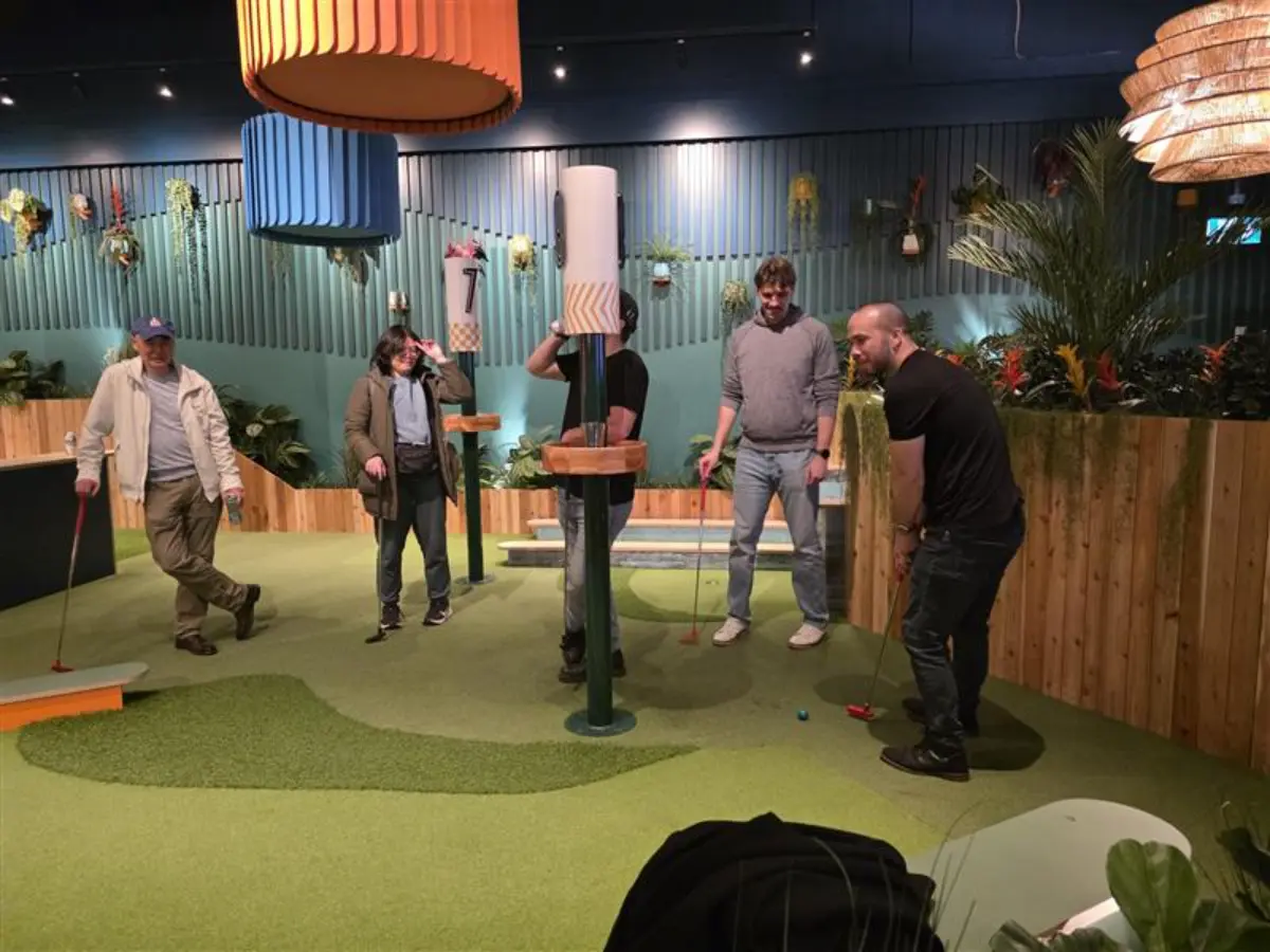 Out for some mini golf!