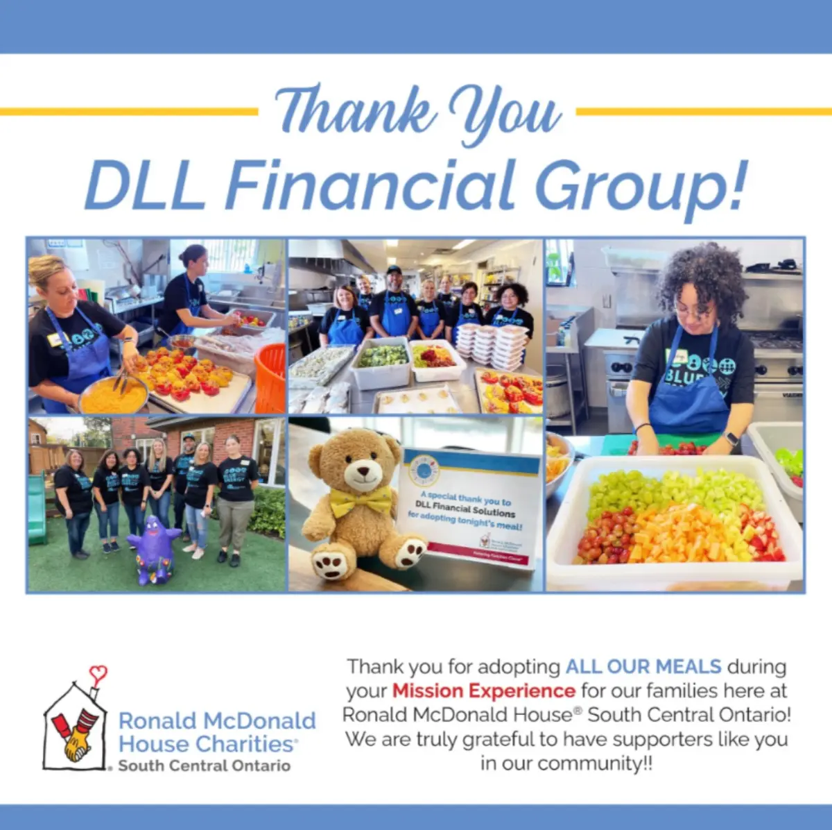 DLL proudly partners with Ronald McDonald House Charities