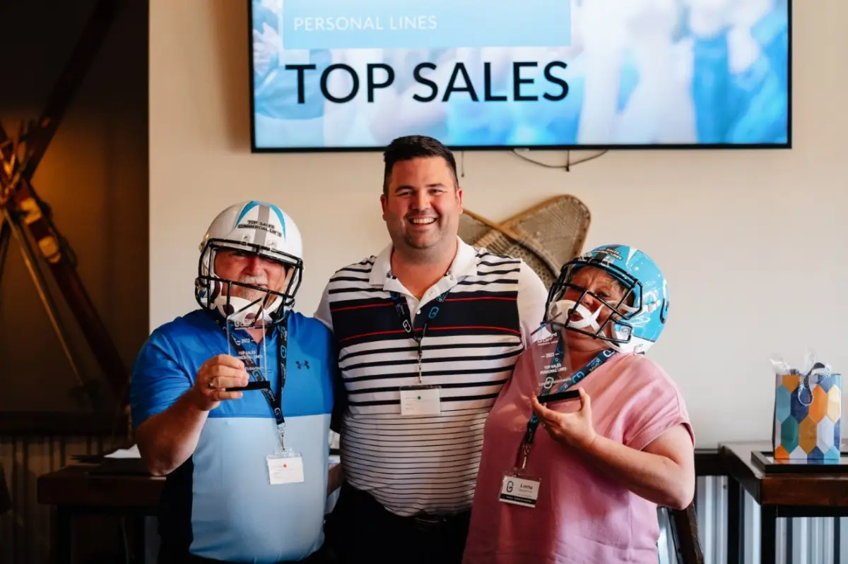 Celebrating team member achievements at Gifford Carr's annual GC Connect.