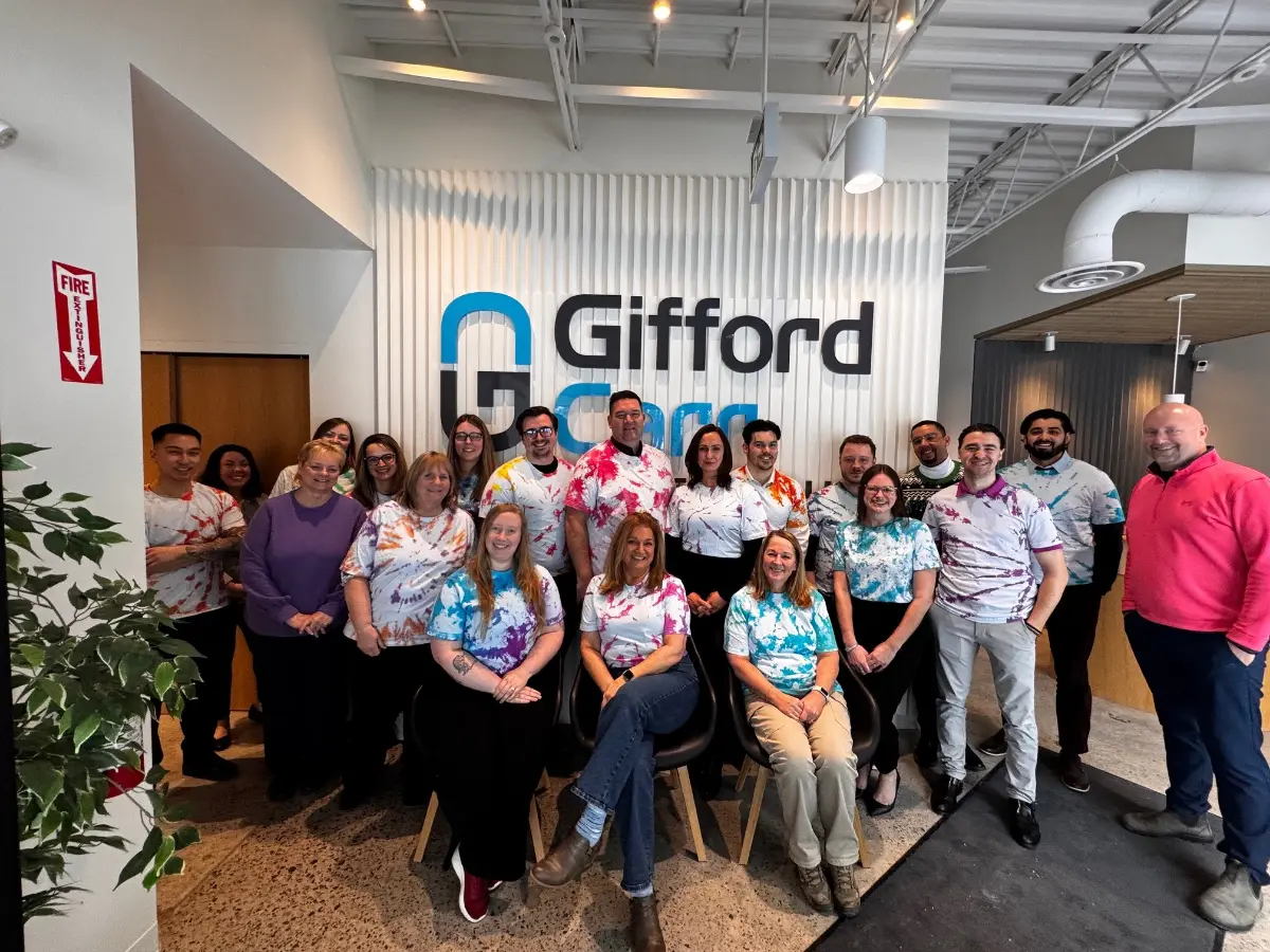 On Blue Monday our team supported each other with meaningful conversations, matching shirts, and mood boosting snacks.