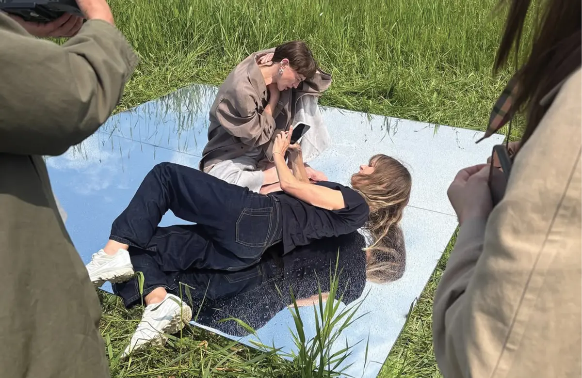 Founder and Creative Director Jenny Bird getting the perfect shot.