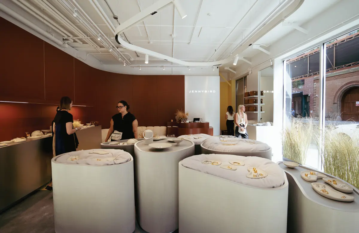 JENNY BIRD’s pop up in New York City.