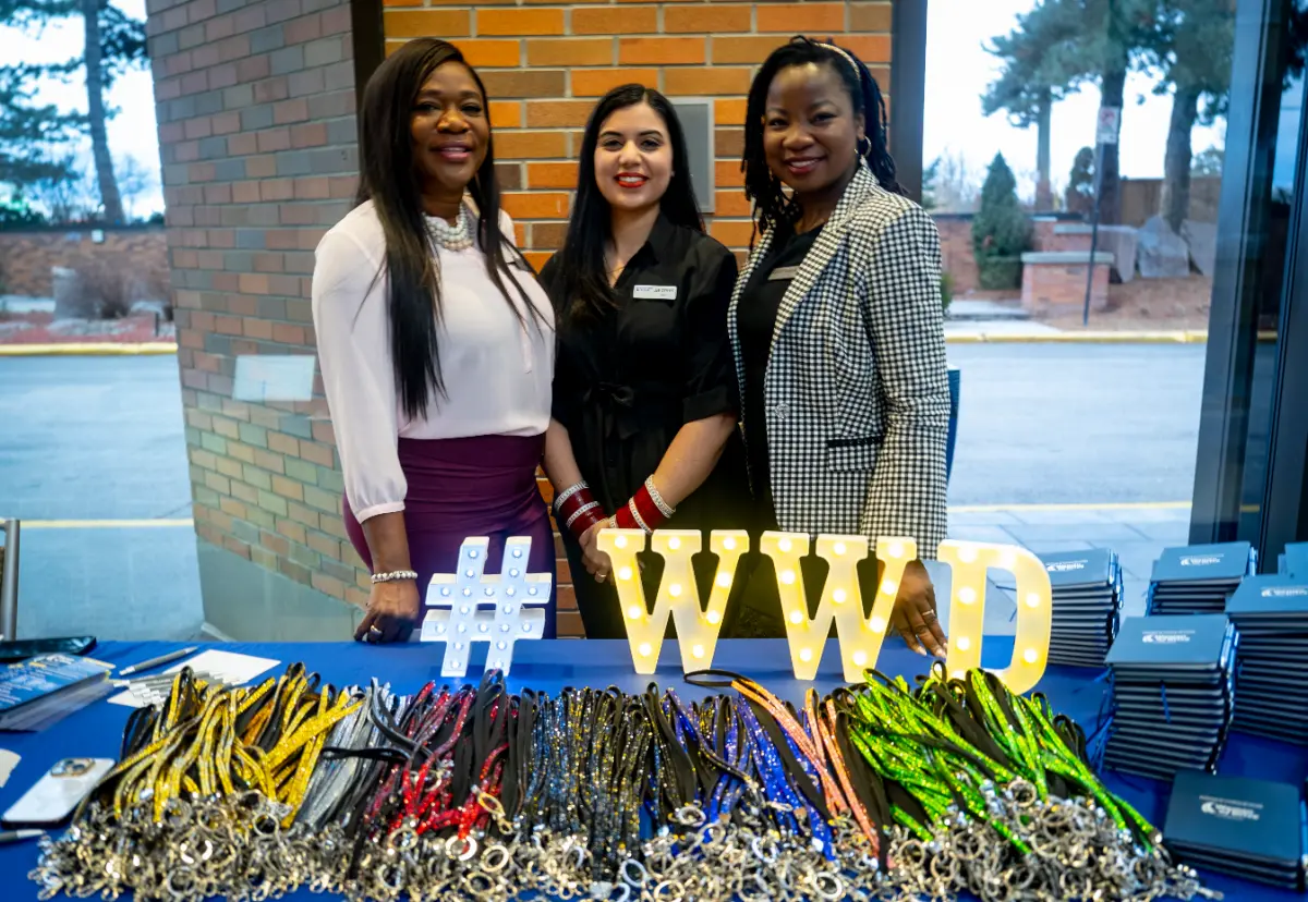 THRC staff ready to welcome participants to the 2025 Women with Drive Leadership Program.