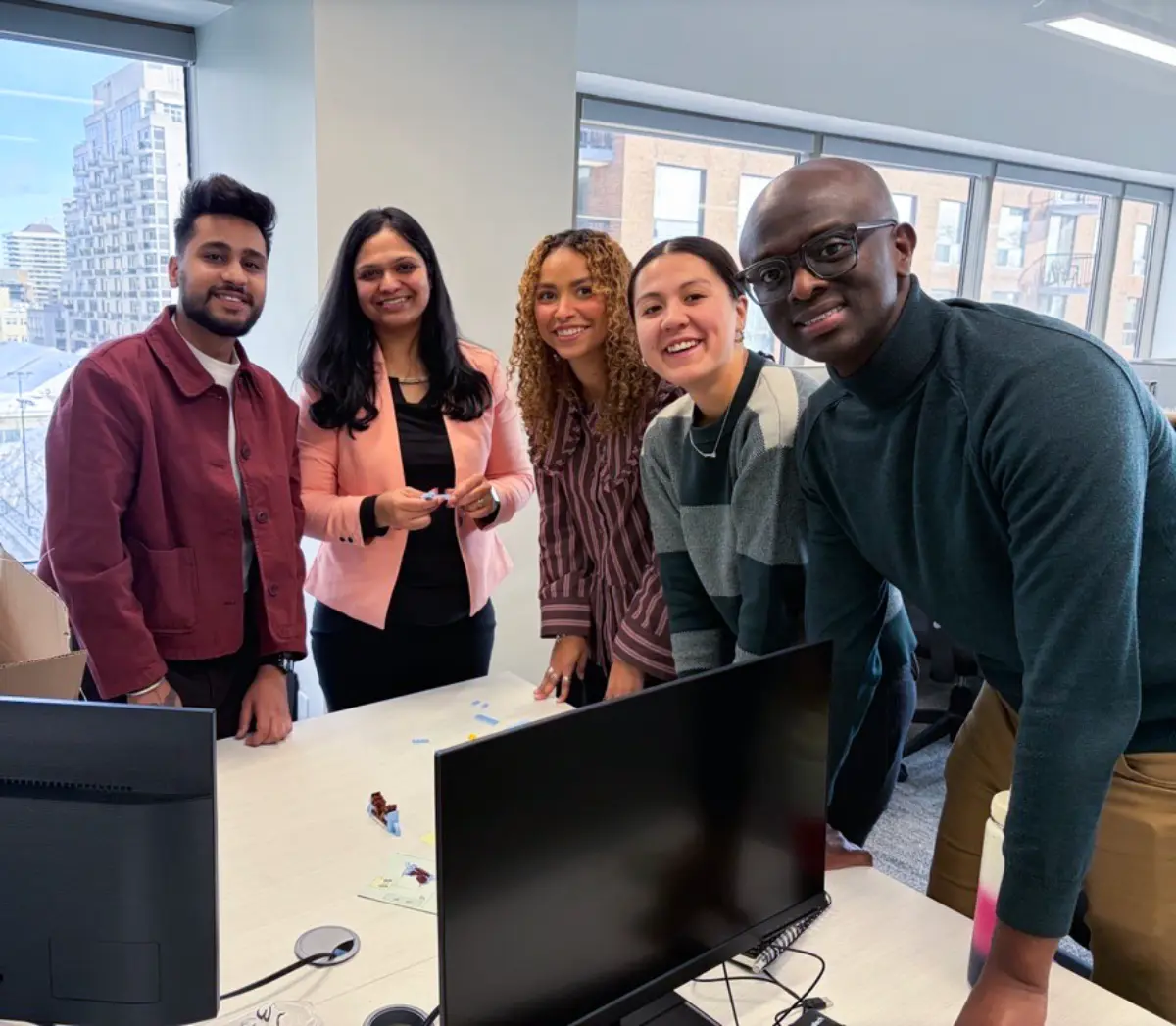 Toronto office work station