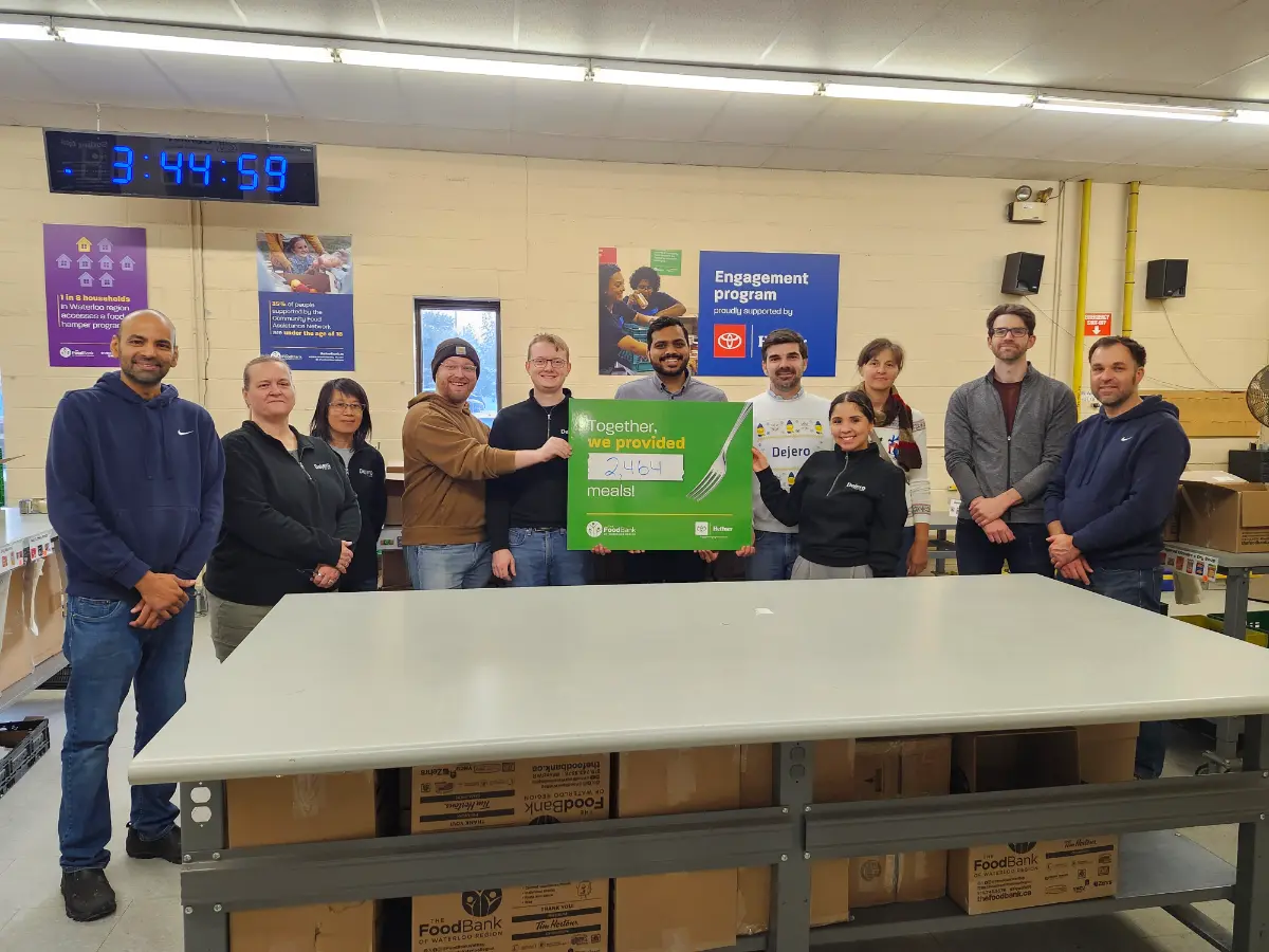 Our team volunteering as a part of our annual Dejero Day of Doing Great Things!