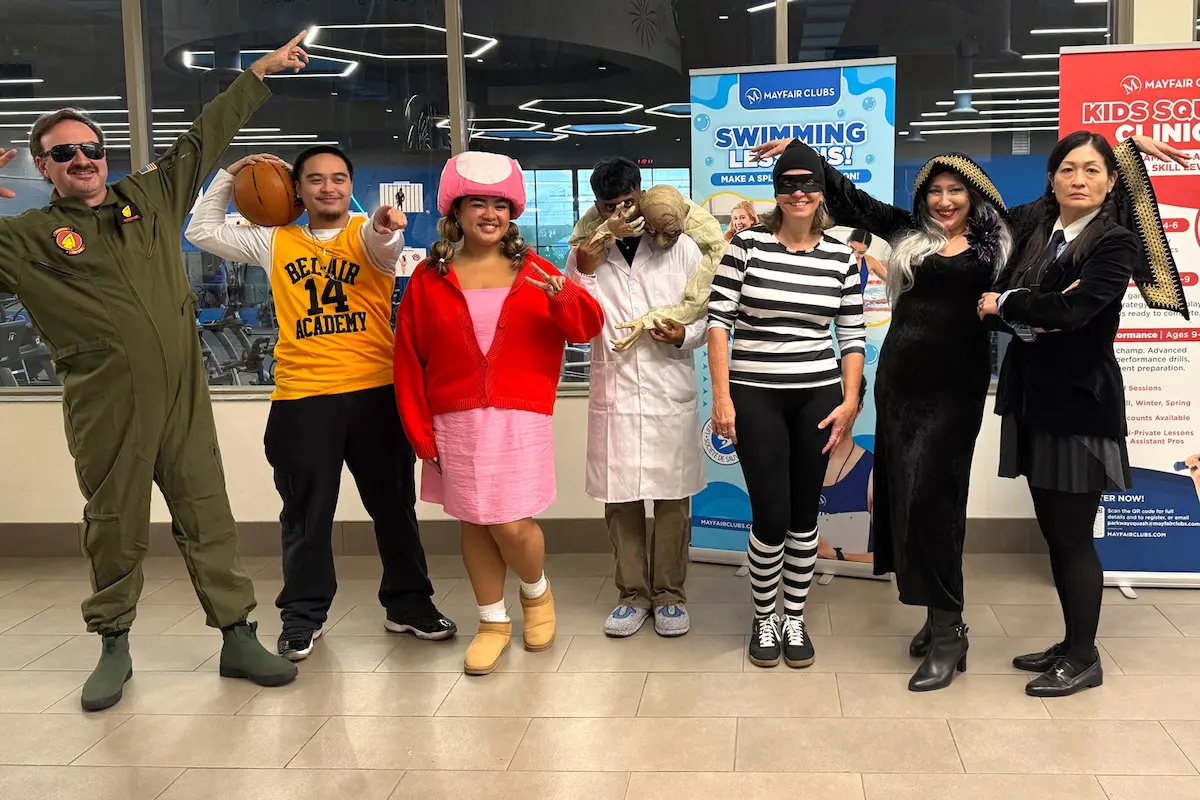 Our operations and member service teams at Mayfair Clubs love to have fun — and they enjoy dressing up for special event