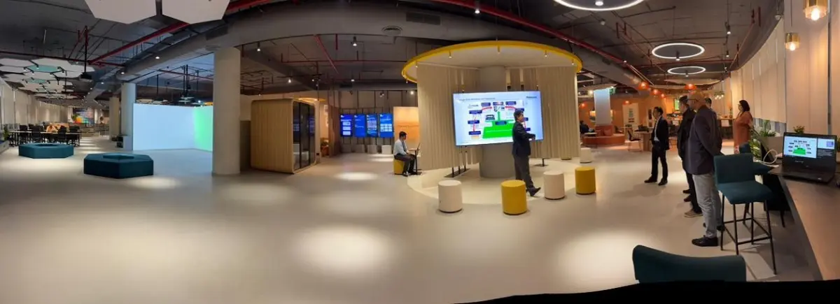 Welcoming our clients tothe newly launched Global Innovation Center in Noida space built for collaboration & Innovation