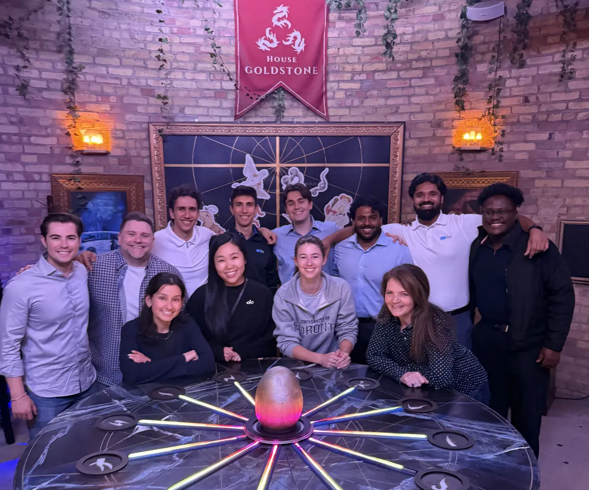 One of our teams beat the clock at TPG social event at the Casa Loma escape rooms