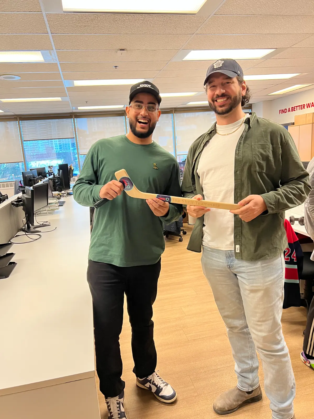 Our weekly Top Shelf Teammate award winner gets a shoutout and gets to hold onto the Top Shelf Teammate hockey stick