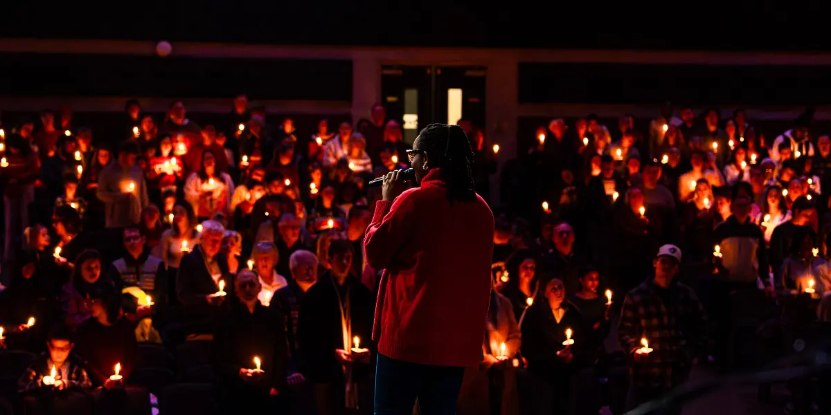 Sanctus Ajax - Our candlelight Christmas Eve service is a favourite.