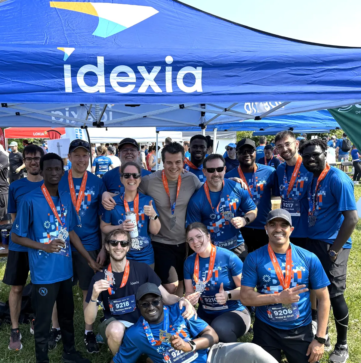 Nos « Idexiens » fiers et unis après avoir relevé le Défi Entreprises