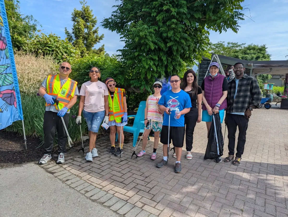 Giving back through the Adopt-a-Street program- feeling proud to help out others in the community.