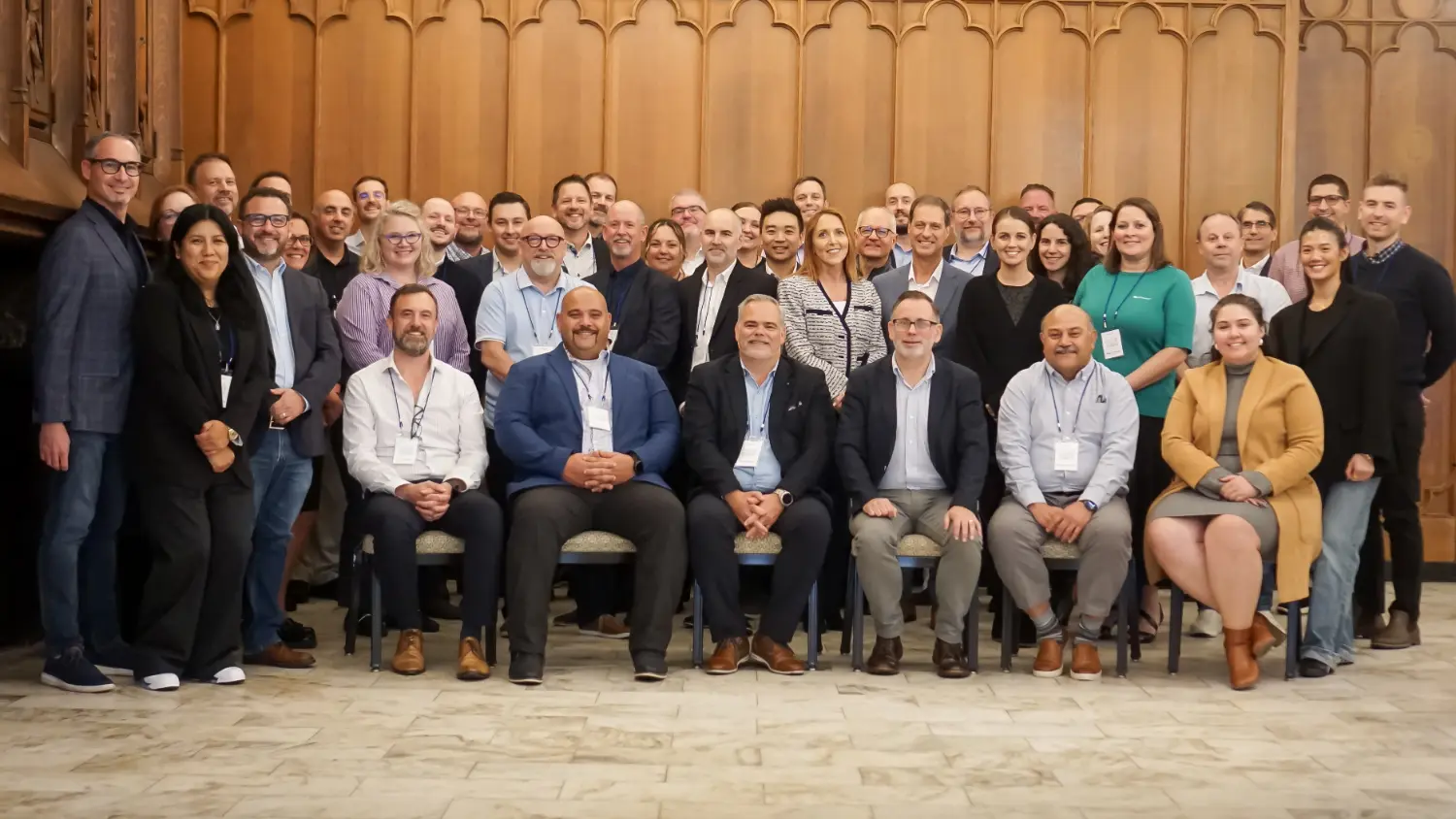 Our team at the leadership event.