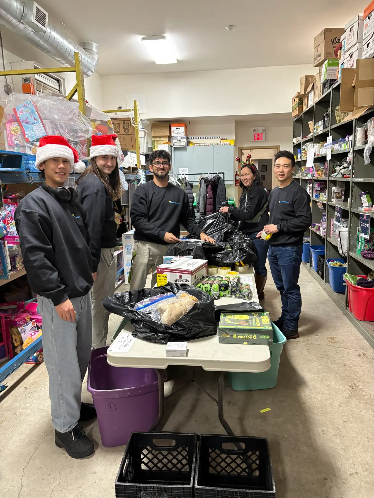 Our team giving back to the community.