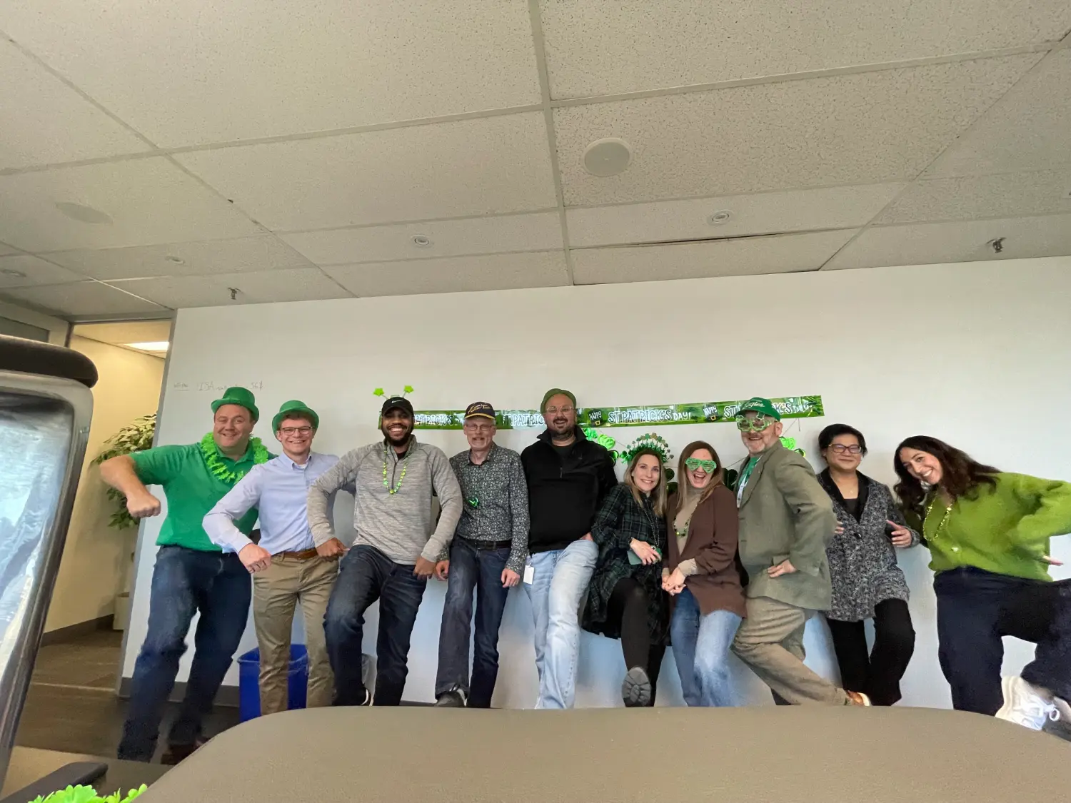 Some St Patrick's Day fun in the office