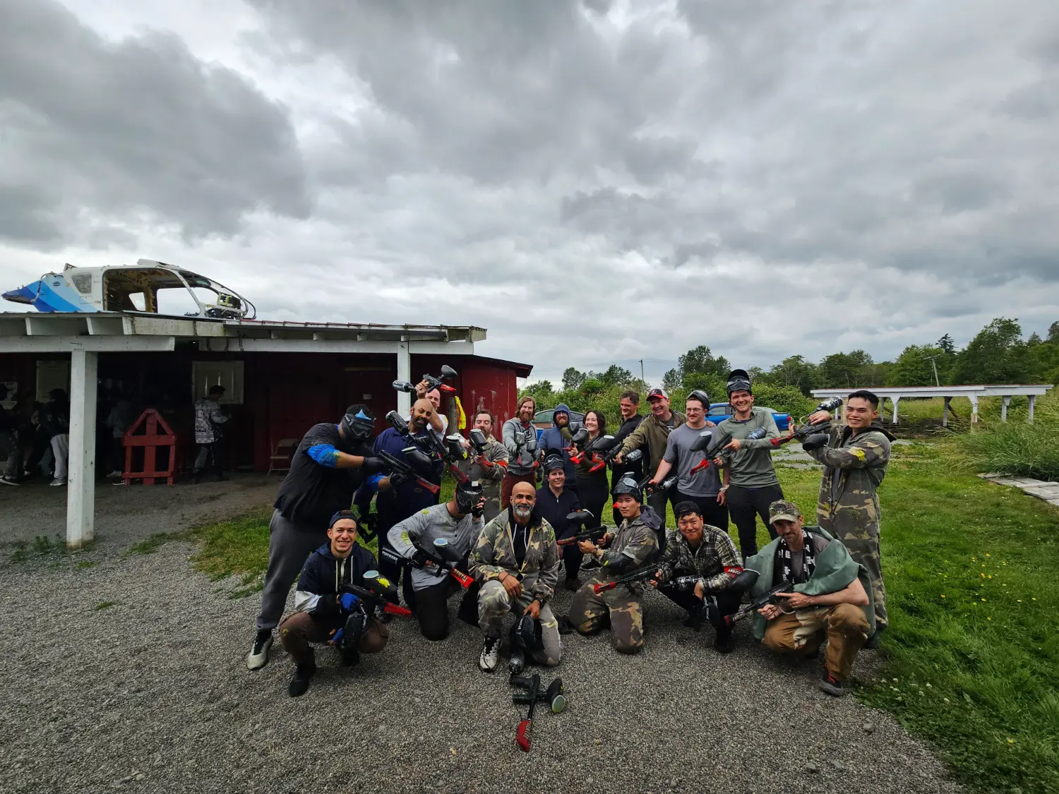 Paintball Social Event...it was worth the bruises!