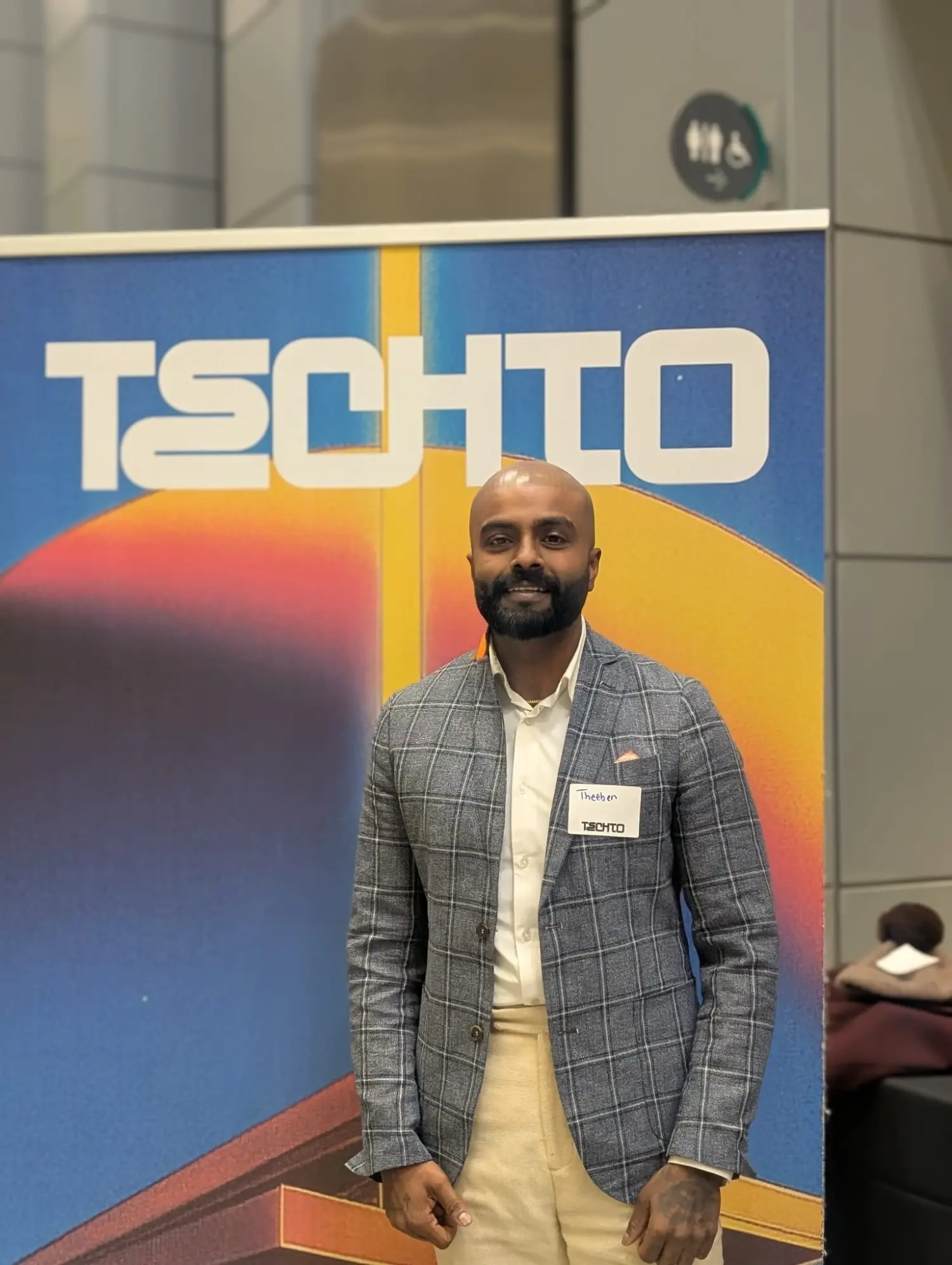 Our Sales Manager at the TechTo Event.
