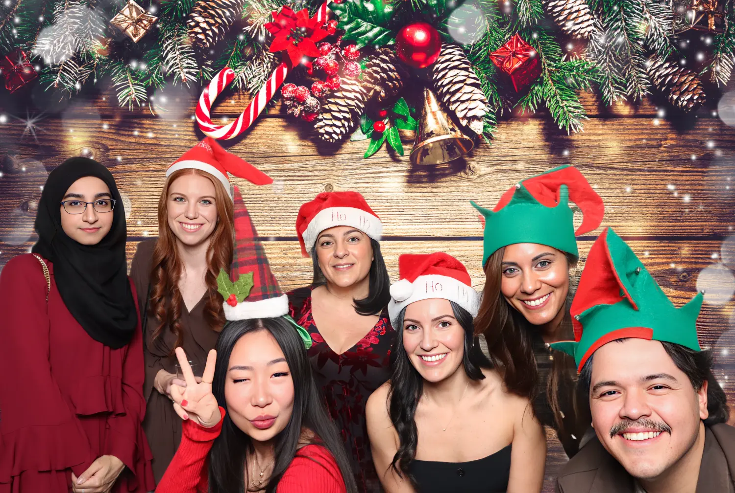 AREA staff at Christmas event