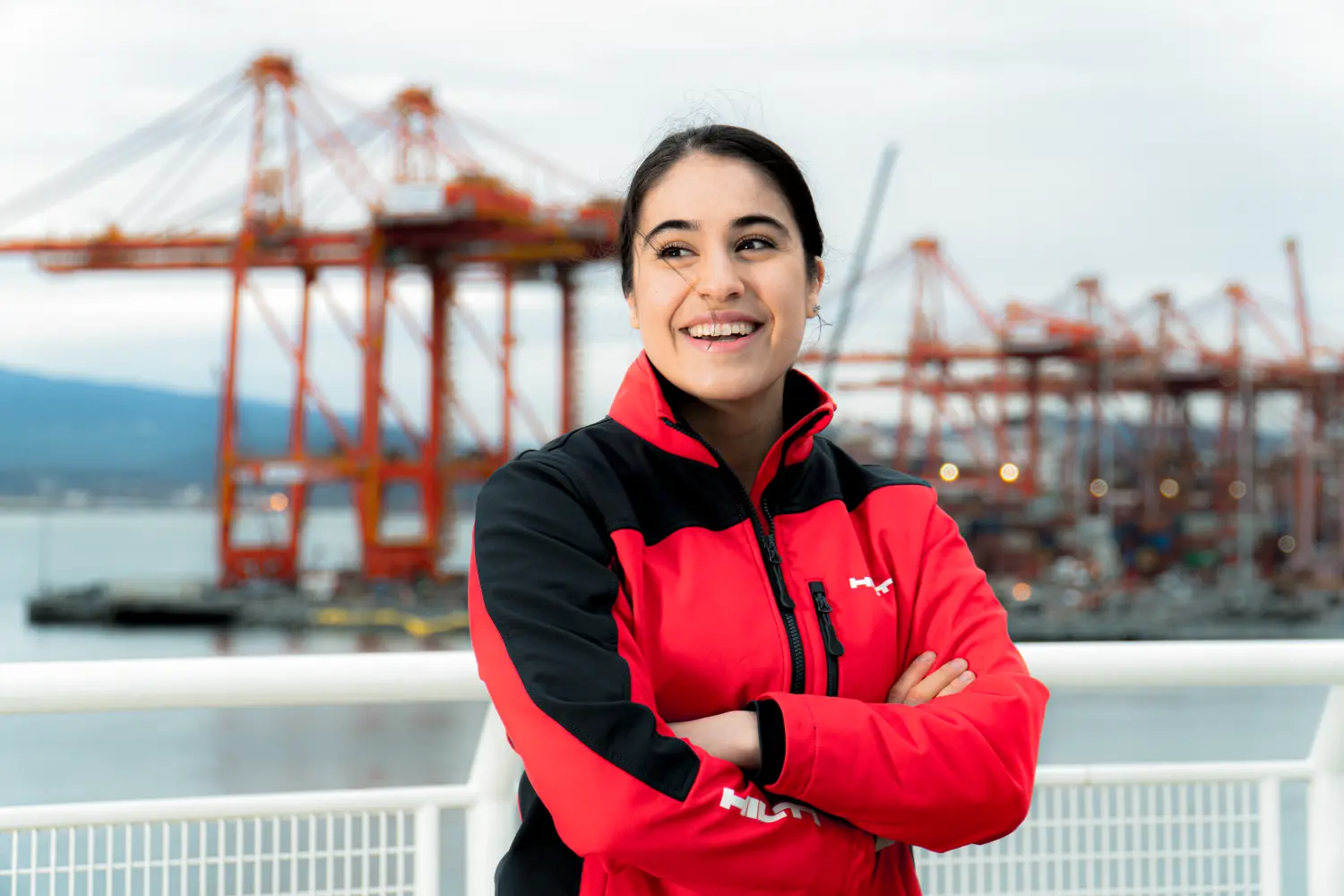 A team member in Vancouver.