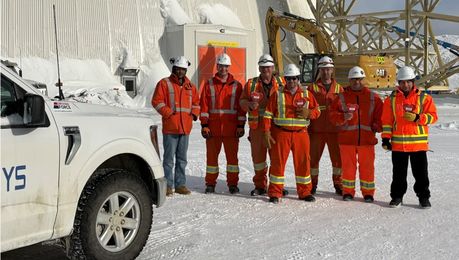 Photos des travailleur sur site de travail chez nos clients. 2025