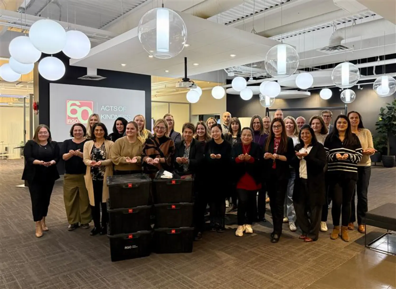 Give to Gain clothing drive. Prioritize Care Value: Attention & care create quality, mindful actions in every detail.