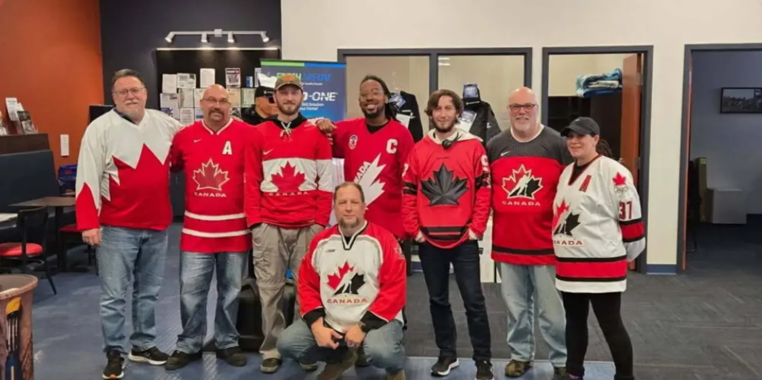 Our West Edmonton branch representing team Canada!