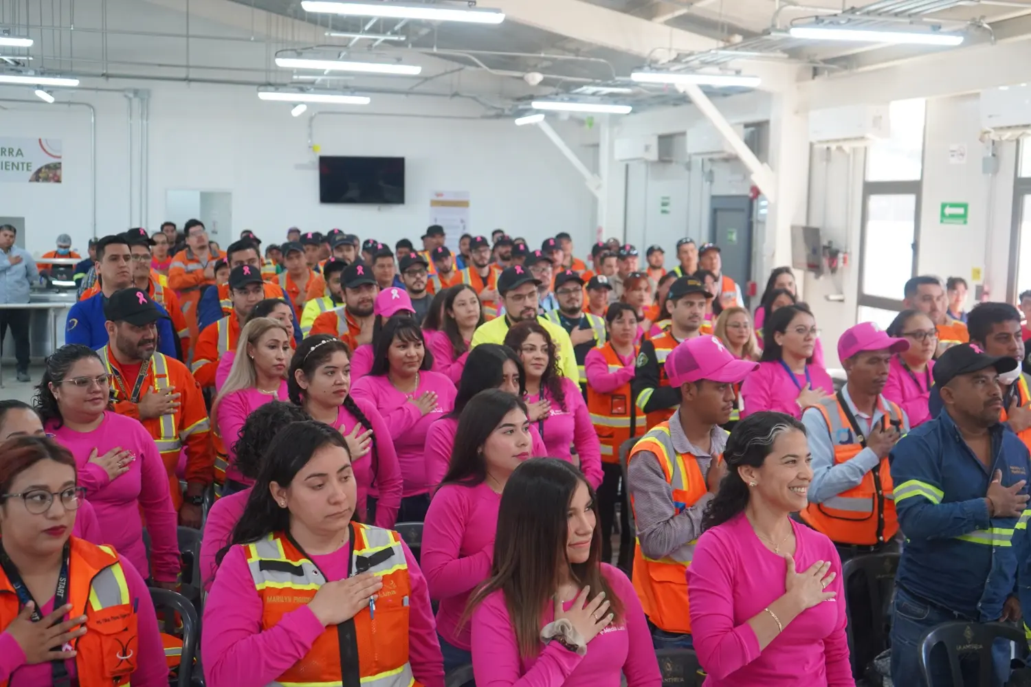 Snapshot from Breast Cancer Awareness month initiatives at our Mine site in Guerrero, Mexico.