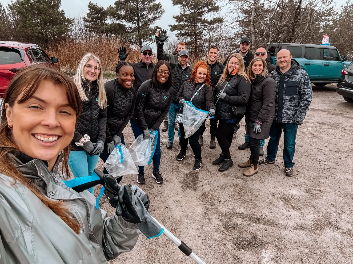 Our Cobourg team at one of our Earth Day Clean Ups.