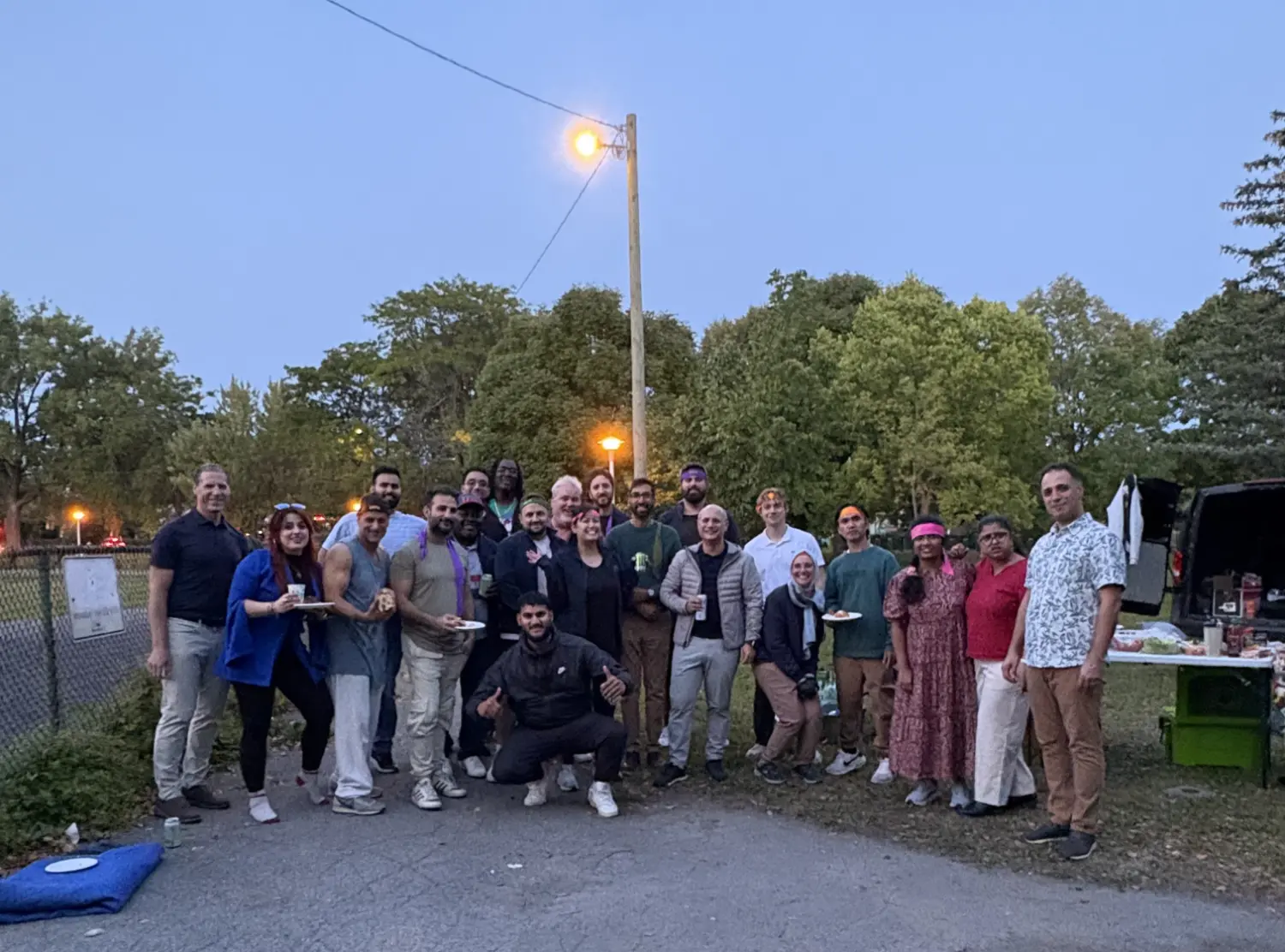 We host an annual end-of-summer BBQ to celebrate the season, connect as a team, and enjoy time together outside work.