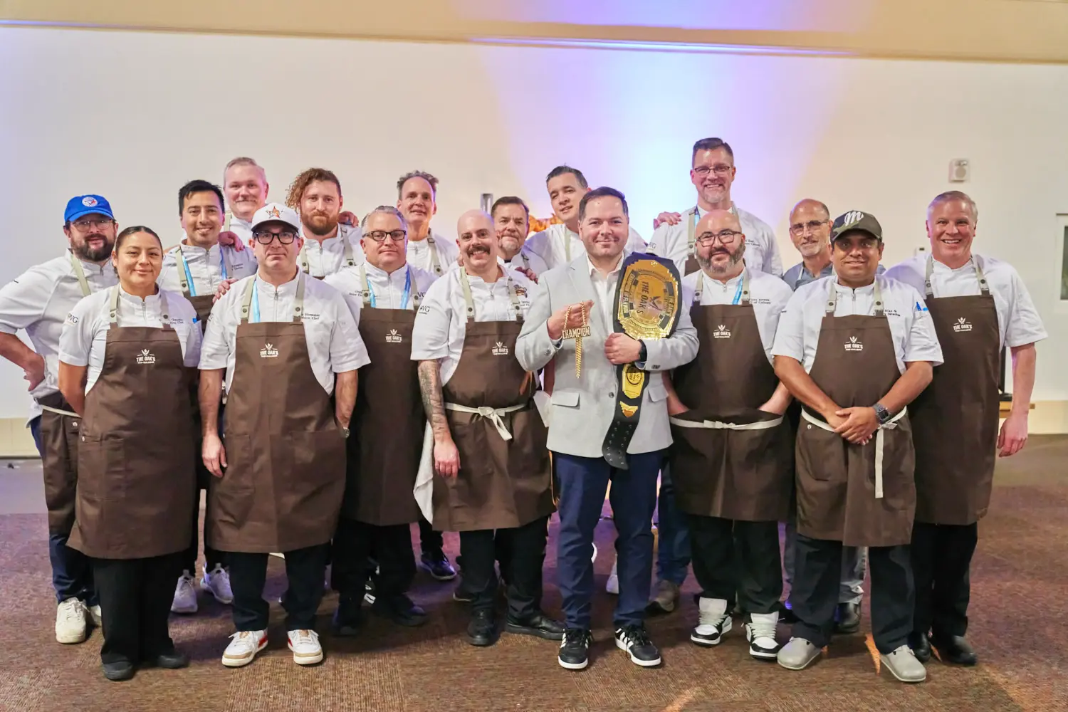 Ken Gaber with OVG Hospitality Staff