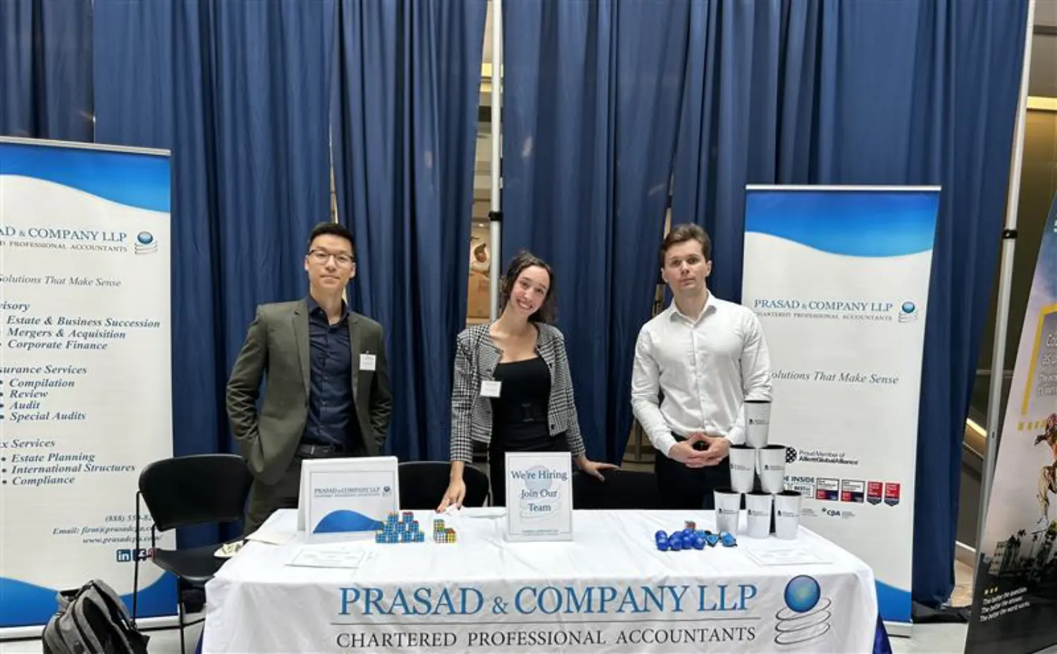 Meeting future talent and sharing what makes our firm a great place to work.