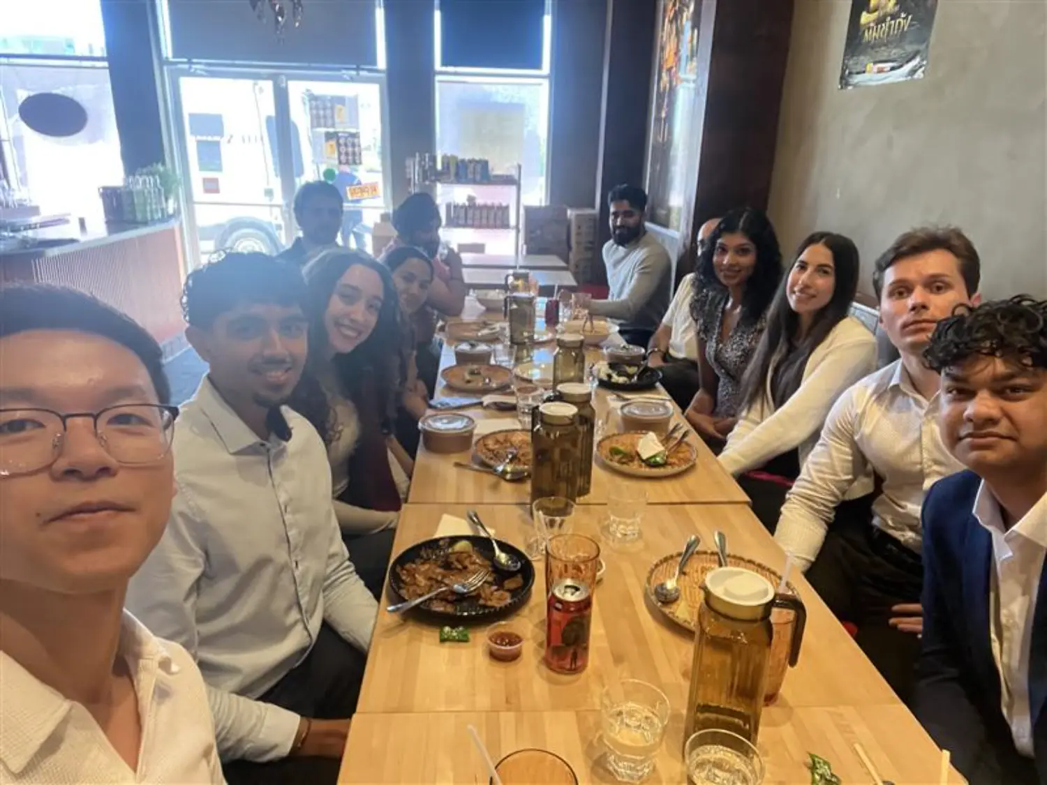 Kicking things off with lunch and a warm welcome for our co-op students.