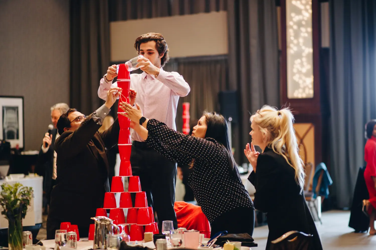 Team building activity during our quarterly meeting, bringing the team together in person.